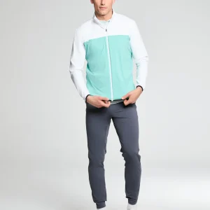 Midlayer bicolor cremallera entera