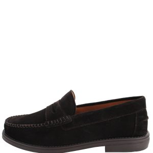 Zapatos Castellanos Antifaz Suela Goma Ante Marron