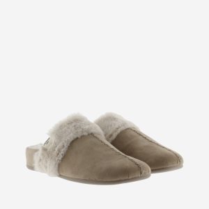 Zapatilla Ante Beige Norte