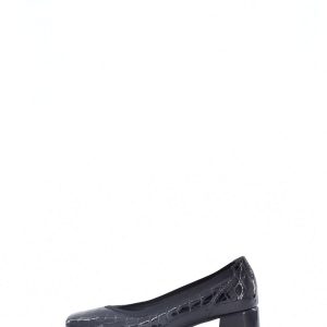 Zapato Pitillos Tacon Ancho Black