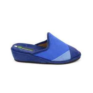 Barton’s 44 – Chinela anatómica en bamara tricolor en azul-azulina