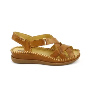 Pikolinos 0741 – Sandalia en piel con tiras cruzadas en cuero