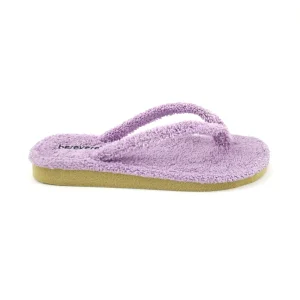 Berevere V-9301 – Esclava felpa plana en malva