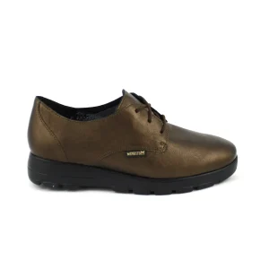 Mephisto Charlize – Blucher liso con cuña media en bronce