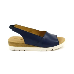 Doctor Cutillas 37850 – Sandalia camping en piel en marino