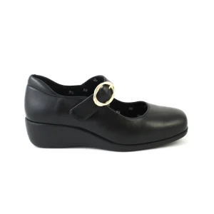 Comfort Class 1334 – Mercedes en piel con hebilla en negro