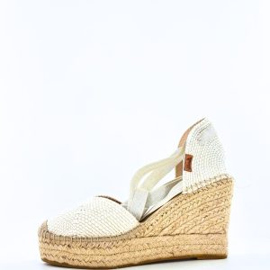 Sandalias Vidorreta Esparto Cuña Atadas Tobillo