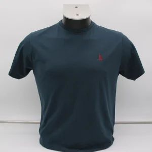 CAMISETA AZUL MARINO LOGO BORDADO B2B