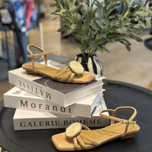 Sandalia Beige Lettra