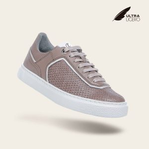 Tenis en piel genuina de pitón para dama