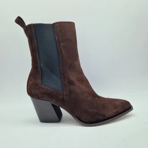 BOTÍN EN SERRAJE MARRÓN - 71673