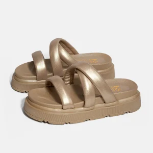 AITANA GOLD 100% CUERO-últimas tallas