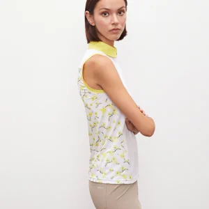 Polo Sin Mangas Con Estampado