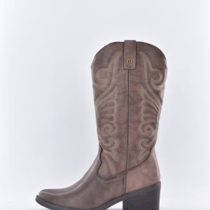 Bota Tejana MTNG Bordada Brown