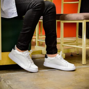 Últimas tallas - HOMBRE CUERO LONDON BLANCO