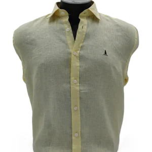 CAMISA LINO AMARILLO