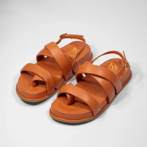 Ultimas tallas - FRANCHESCA NARANJA 100% CUERO