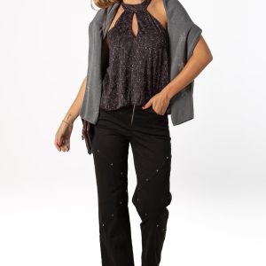 Pantalón Tachuelas Starlight Negro