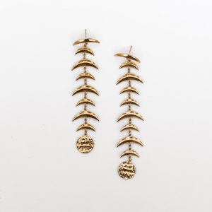 Pendientes Dalia Dorado