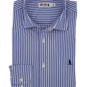 CAMISA RAYAS AZULÓN Y BLANCA
