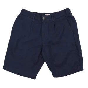 BERMUDA LINO AZUL MARINO