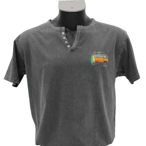 CAMISETA GRIS BOTONES FURGONETA B2B