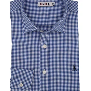 CAMISA CUADRO VICHY AZULÓN