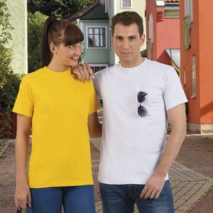 CAMISETA BÁSICA BOLSILLO 100% ALGODÓN EAGLE (Ref.VT033)