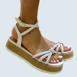 PLATAFORMA YUTE CAPELLADA TRENZA EN NUDO