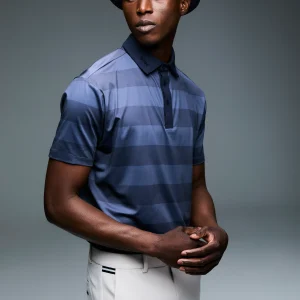 Polo Técnico Estampado de Rayas