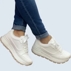 TENIS SUELA MEDIA EN MATERIAL COMBINADO